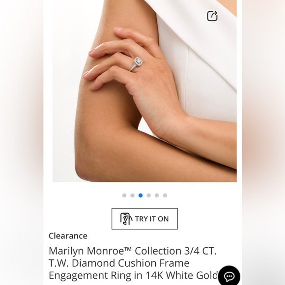 Marilyn Monroe Zales Collection 3/4 CT ring. - Picture 5 of 9